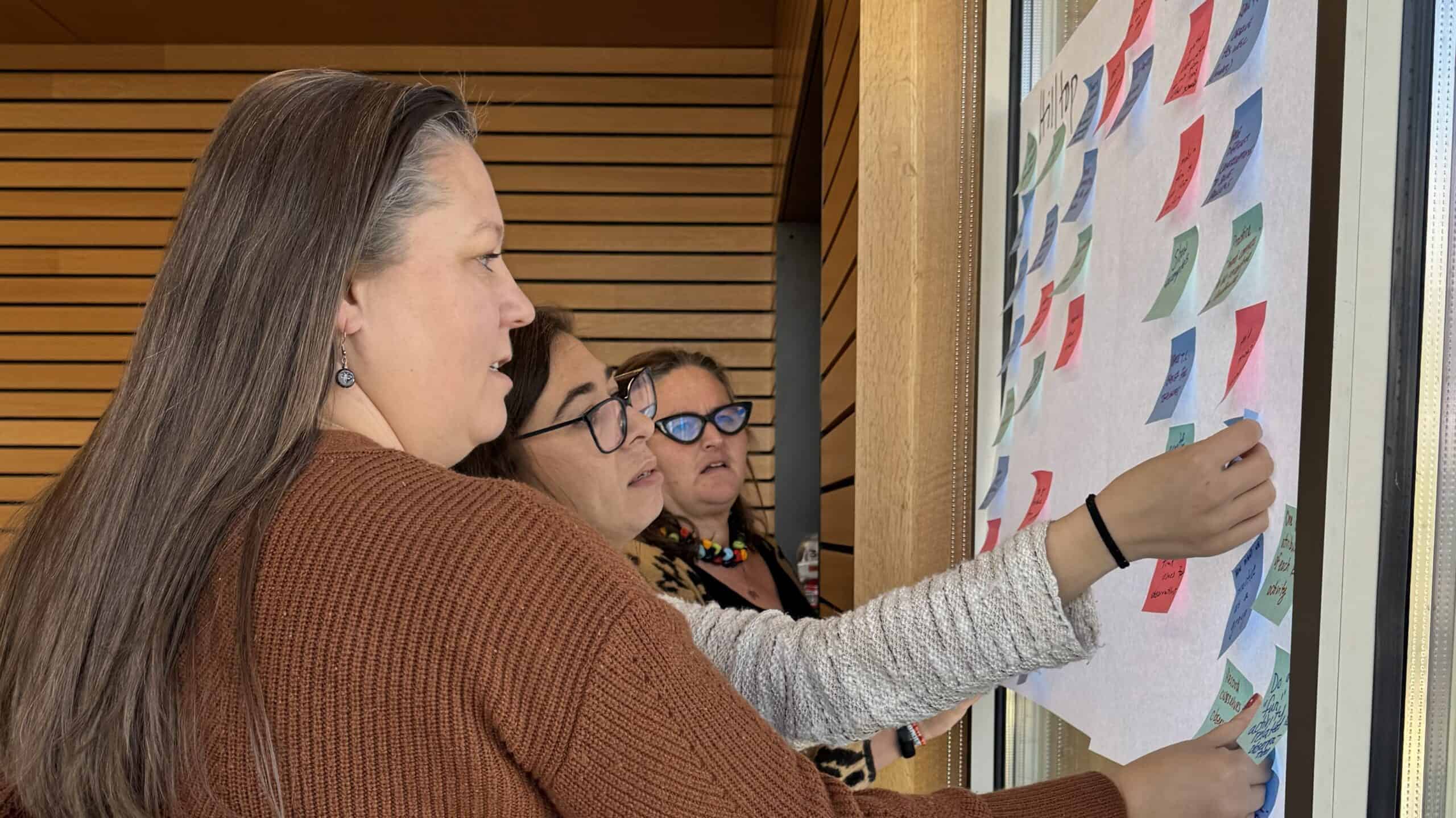 Blueprint Sprint participants work on a strategic challenge together