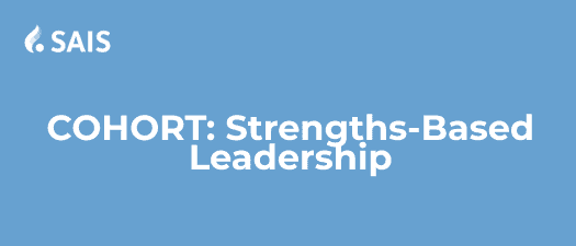 strengths based leadership cohort graphic