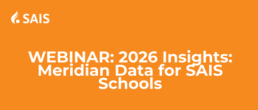Webinar graphic Meridian Data for SAIS Schools