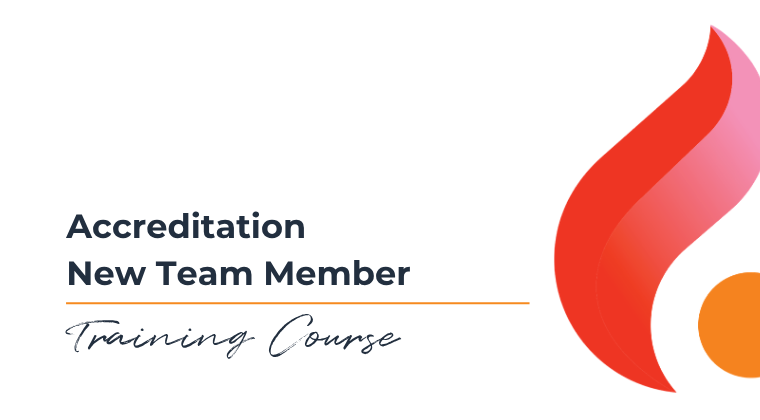 Accreditation New Team Member Training Course cover slide