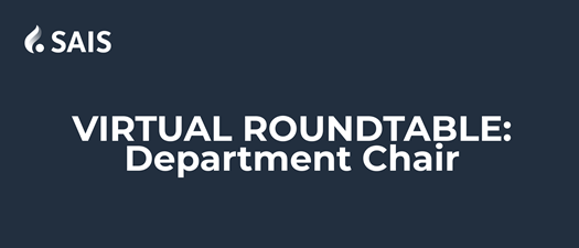 Department Chair VRT event graphic