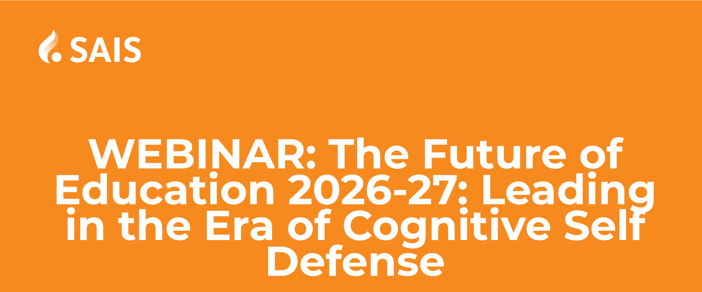 Future of Education webinar graphic